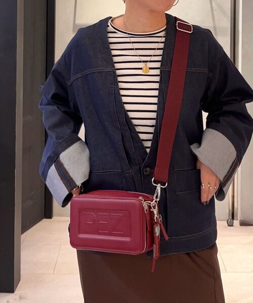 セール】【PEZ(ペッツ)×ear】本革ウォレット&ショルダーバッグ（財布
