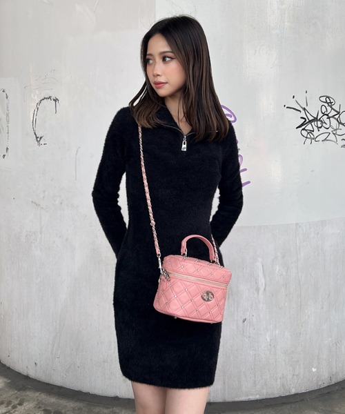 セール】【ZOZO限定！！】ラインストーンキルティングBAG（ショルダー