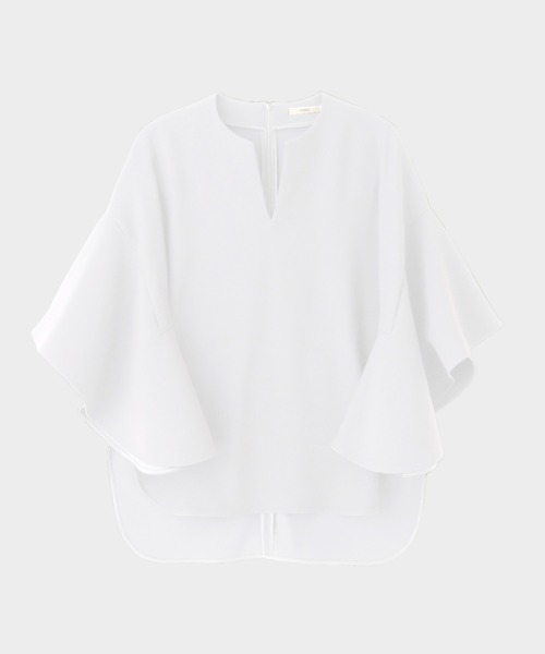 ◇2WAYツイルフレアブラウス（シャツ/ブラウス）｜LE PHIL