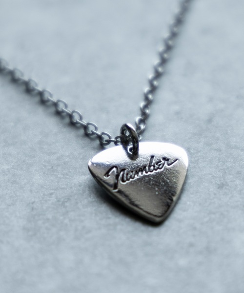 Number LOGO PICK CHARM NECKLACE / ナンバーナインロゴ ピック