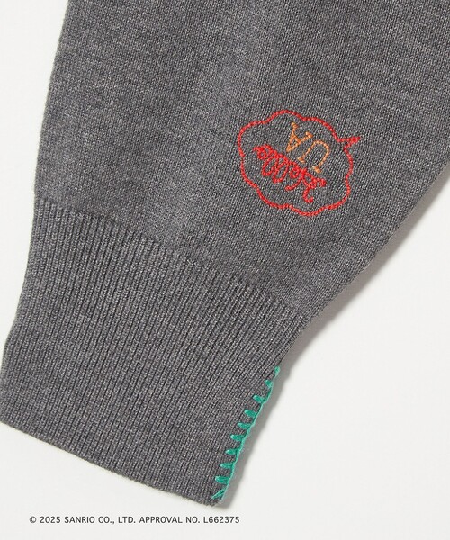 HELLO KITTY × UNITED ARROWS＞エンブロイダリー カーディガン