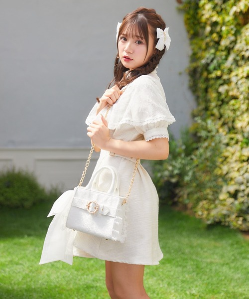 ROJITA（ロジータ）の「【ZOZO限定カラー/サックス】トリプルリボン