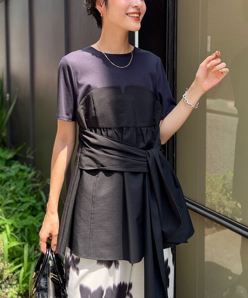 セール】ビスチェ風コンビTシャツ（Tシャツ/カットソー）｜NOLLEY'S