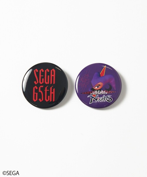 セール】別注 SEGA 65th 缶バッジ/2個セット/ランダム/ソニック/ナイツ