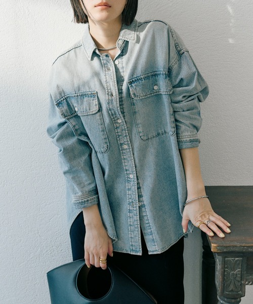 MONN.:./ビッグデニムシャツ（シャツ/ブラウス）｜RIVE DROITE