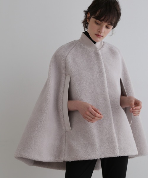 ◇ウールボアケープ（ポンチョ）｜LE PHIL（ルフィル）のファッション
