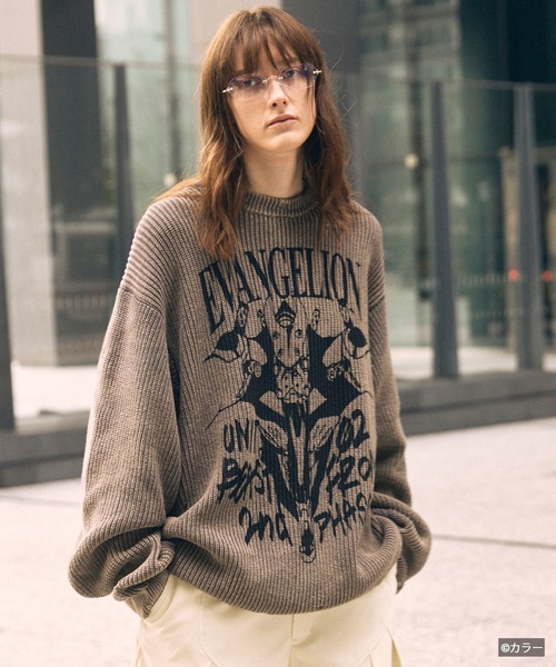 UNISEX》【EVANGELION for MAISON SPECIAL】Prime-Over Crew Neck