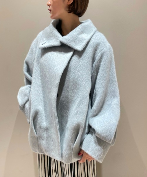 FRAY I.D（フレイアイディー）の「モヘヤシャギーハーフコート（その他