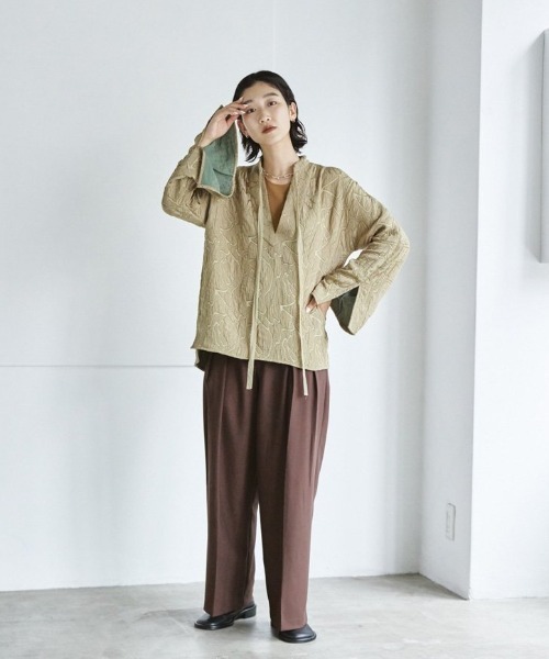 TODAYFUL（トゥデイフル）の「ジャガードスキッパープルオーバー