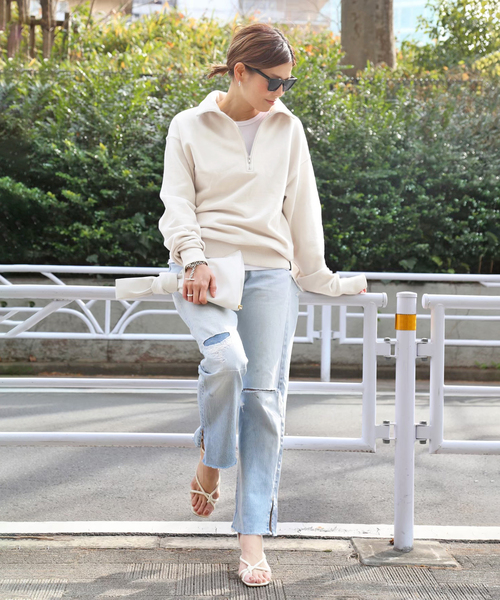 セール】【CELERI/セルリ】ハーフジップ スウェット（スウェット