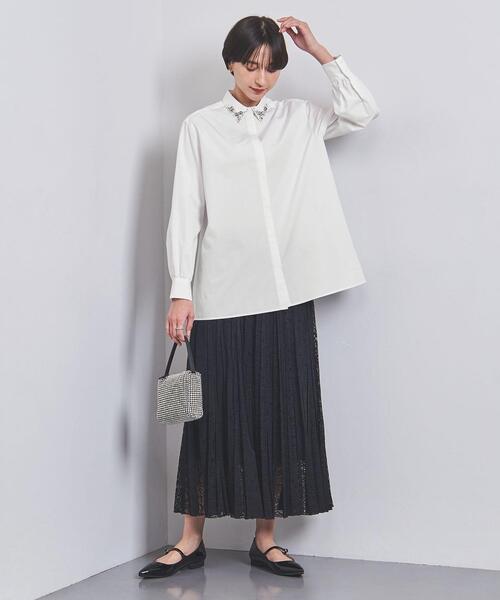 UNITED ARROWS（ユナイテッドアローズ）の「ビジュー シャツブラウス