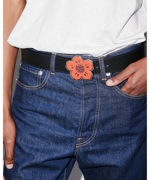 KENZO（ケンゾー）の「'BOKE FLOWER' ワイド リバーシブル レザー