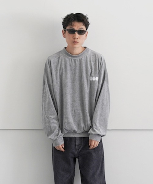 TTT MSW（ティー）の「TTTMSW VELOURS CREW NECK SWEAT（スウェット