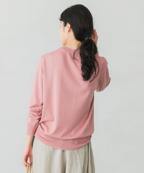 かぐれ（カグレ）の「コットンシルククルーネックプルオーバー（ニット