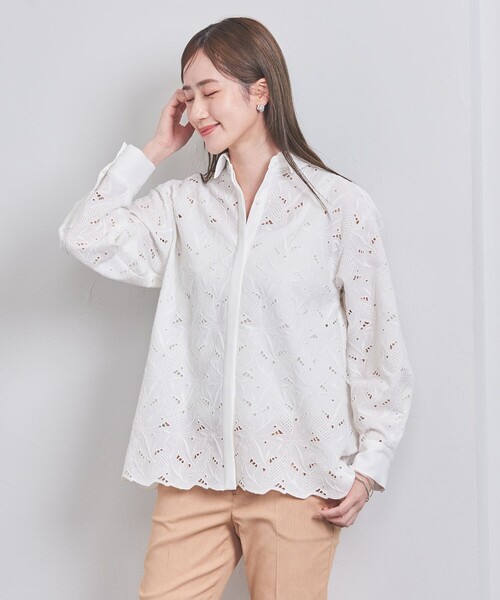 UNITED ARROWS（ユナイテッドアローズ）の「スカラップレース シャツ