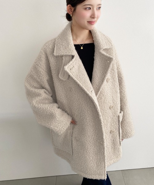 moment+（モーメントプラス）の「フェイクリングウール2WAYアレンジ