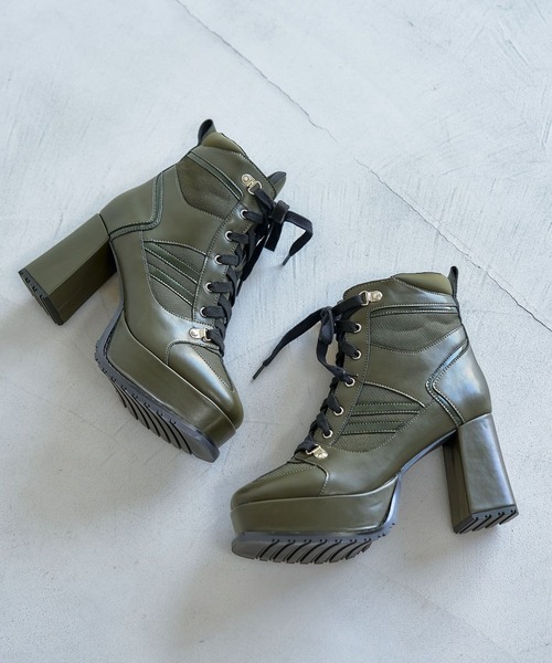 セール】スニーカーチャンキーブーツ(HARE)（ブーツ）｜HARE（ハレ）の