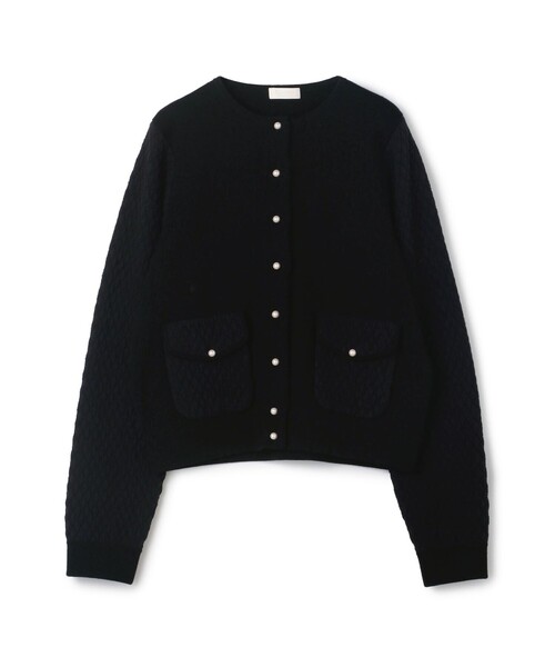 BALLSEY（ボールジィ）の「ウールコットンパールコンビ クルーネック