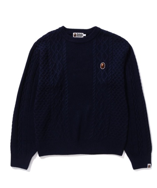 A BATHING APE（アベイシングエイプ）の「APE HEAD ONE POINT KNIT
