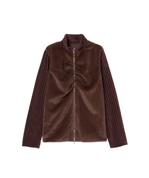 Fur Docking Zip Top/ファードッキングジップトップ（その他トップス