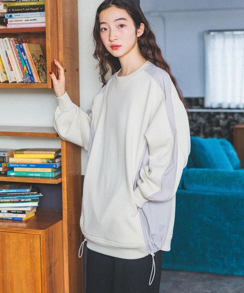 niko and（ニコアンド）の「裏起毛ドッキングプルオーバー（その他