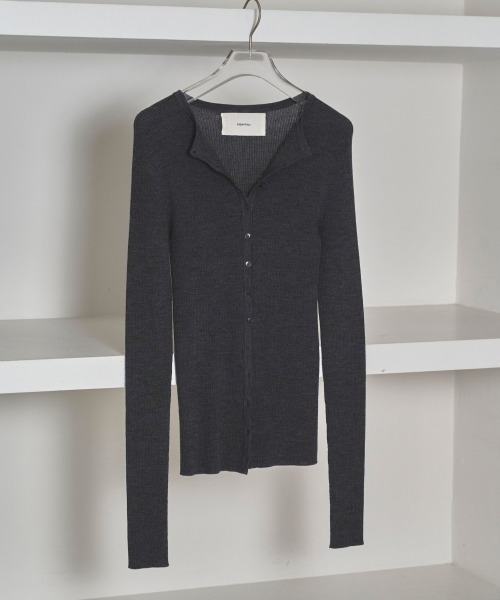 TODAYFUL/トゥデイフル] シルクウール ニットカーディガン