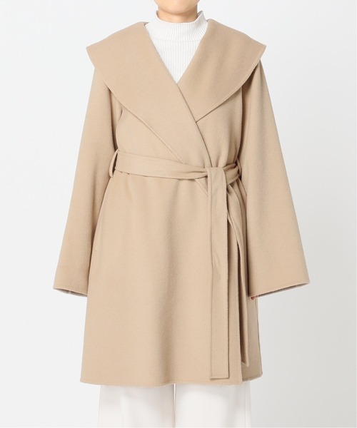 Noble（ノーブル）の「W/Nリバーオーバーカラーミディコート◇（その他