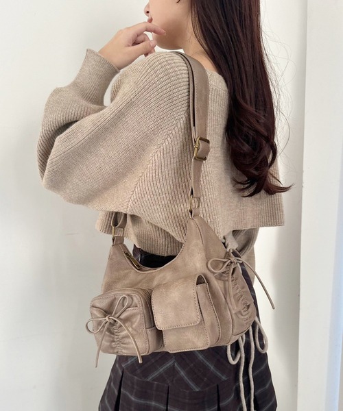 セール】ドロストポケットショルダーバッグ（ショルダーバッグ）｜one