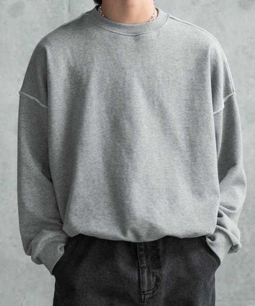 Design crew neck sweatshirt / デザインクルーネックスウェット