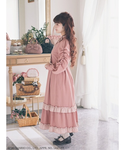 Maison de FLEUR（メゾンドフルール）の「Marroncream ギンガム