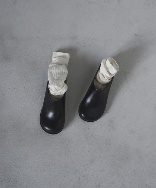 Ecoleather Heel Slip-ons（スリッポン）｜anuke（アンヌーク）の