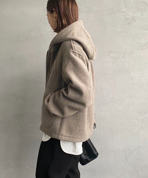 DANTON（ダントン）の「[DANTON/ダントン] ウールパイル ジップフード