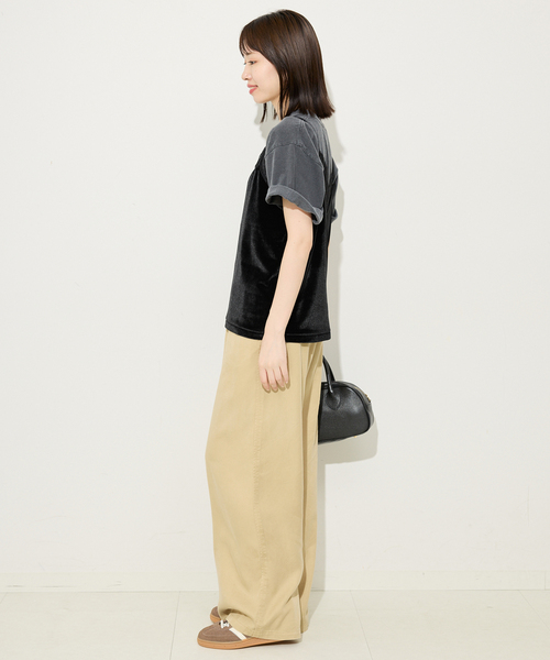 セール】miller/ミラー SLOBE別注 ベロアレースミャミソール