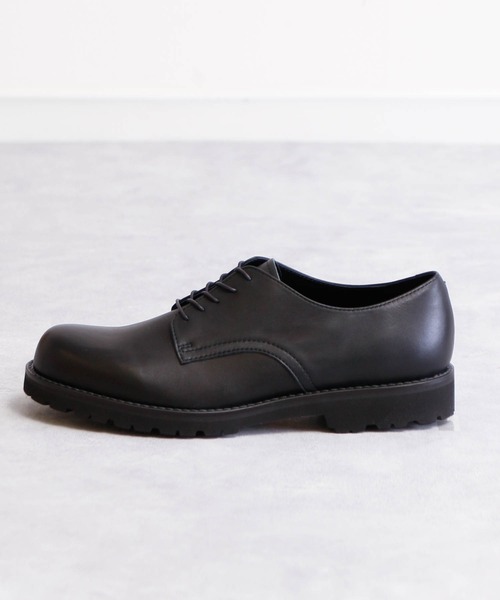 PADRONE パドローネ / DERBY PLAIN TOE SHOES（WATER PROOF LEATHER
