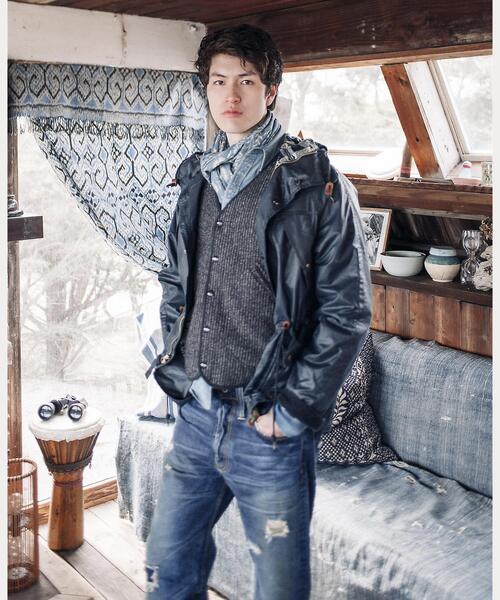 RRL（ダブル アール エル）の「ウールコットン ベスト（ベスト）」 - WEAR