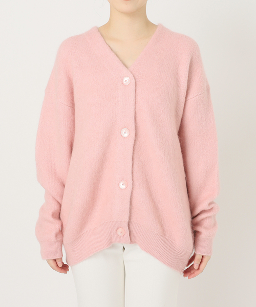 Noble（ノーブル）の「《追加》モヘヤ接結ロングカーディガン