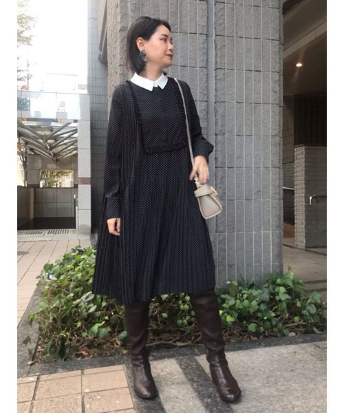 CELFORD（セルフォード）の「Aラインプリーツワンピース（ワンピース