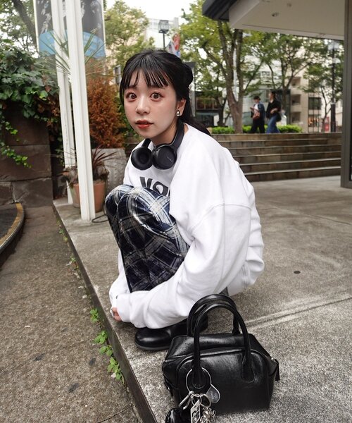 yamada企画/WEB限定】ウォッシュドロゴスウェット（スウェット