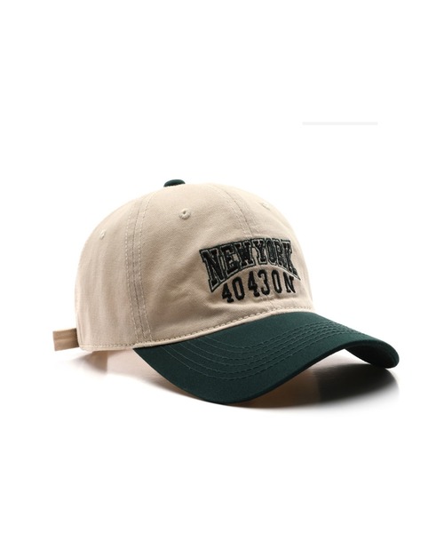 HOOK（フック）の「【HOOK】バイカラーアメカジ刺繍キャップ（キャップ