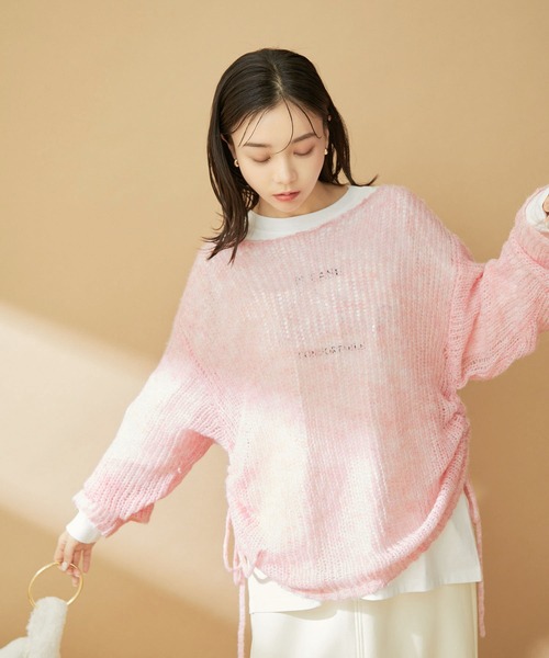 セール】モヘアタッチシアーニット（ニット/セーター）｜VIS（ビス）の
