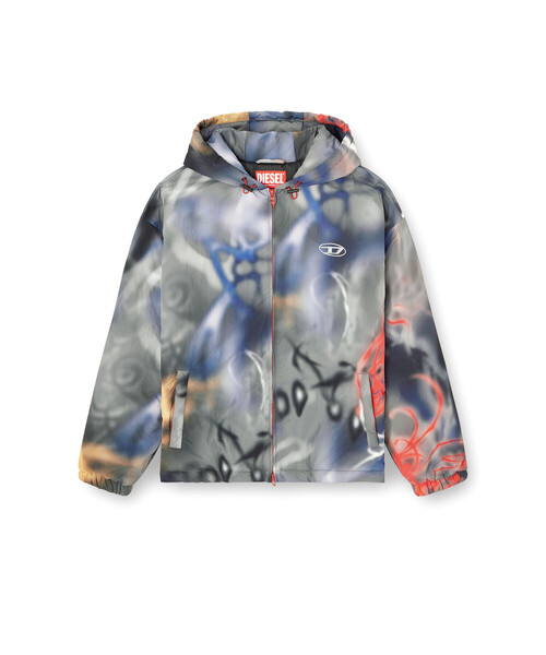 メンズ フード付きジャケット J-MIRR（ナイロンジャケット）｜DIESEL
