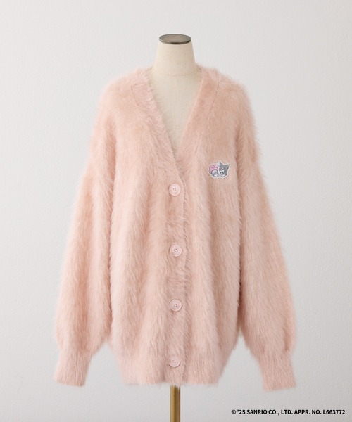 セール】【マイメロディ／クロミコラボ】フェザーカーディガン