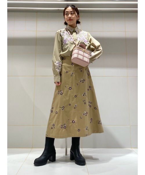 FURFUR（ファーファー）の「【限定サイズ】スカジャンフラワー刺繍