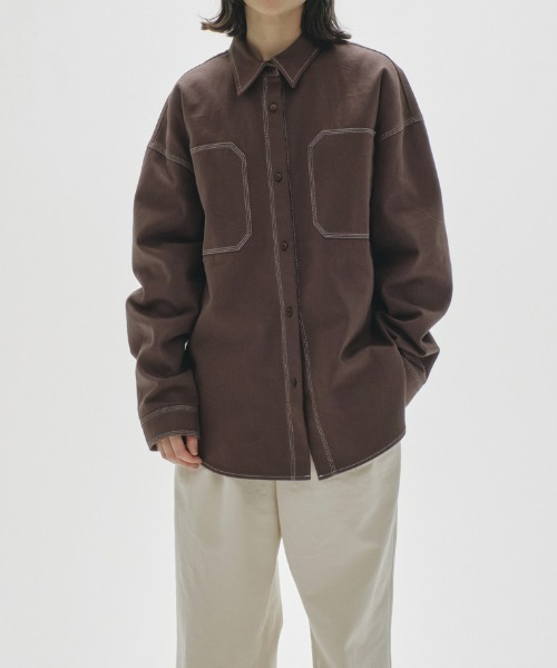 TODAYFUL（トゥデイフル）の「Cottontwill Over Shirts（シャツ