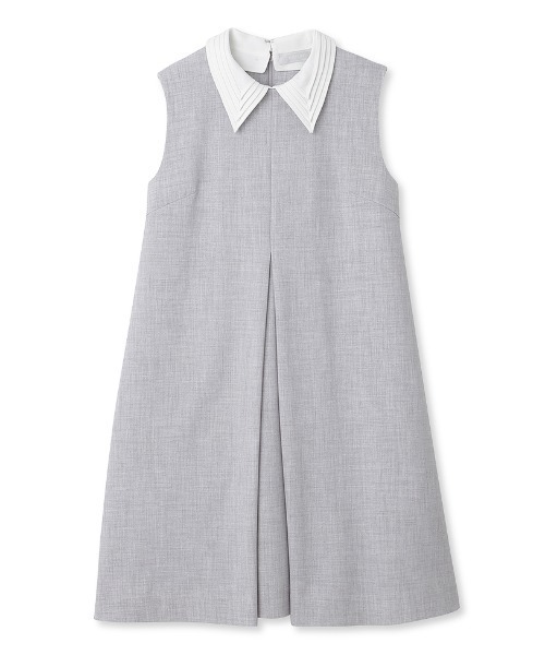 CELFORD（セルフォード）の「襟付きAラインタックワンピース