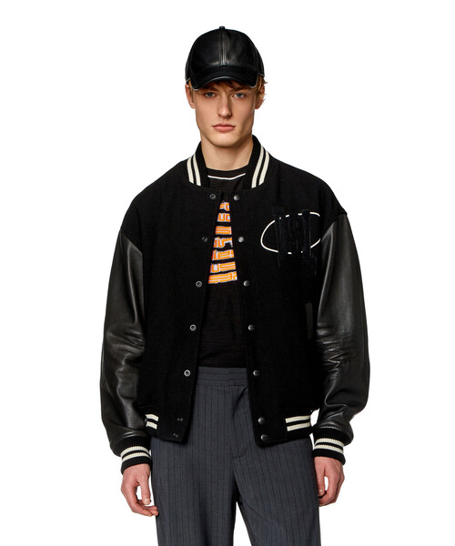 DIESEL（ディーゼル）の「メンズ レザージャケット リラックスフィット