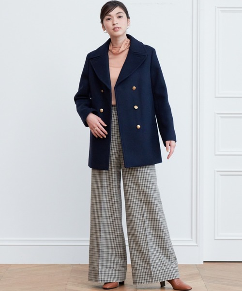 ANAYI（アナイ）の「【雑誌掲載】スーパー140リバーメルトンPコート