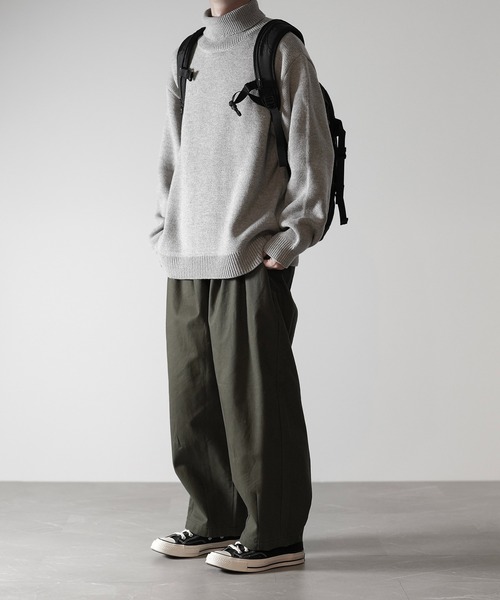 RUUBON】 relax turtle neck knit / リラックス タートルネック ニット