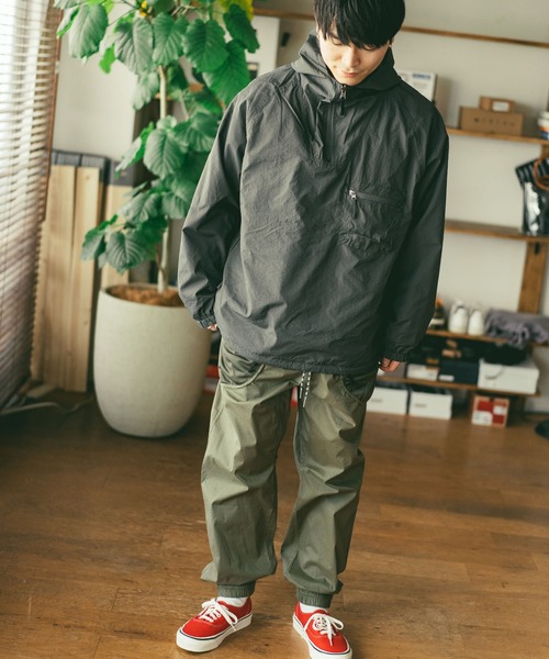 リバーシブルナイロン ウインドブレイクアノラックパーカー | ジム