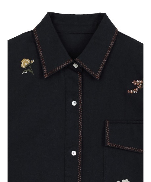 Ameri（アメリ）の「SMALL FLOWER OVER SHIRT（シャツ/ブラウス）」 - WEAR